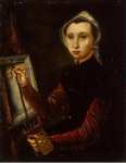 Hemessen Catharina van Self-Portrait - Hermitage